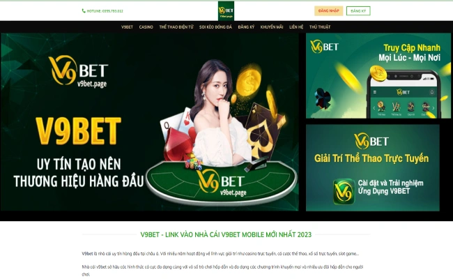 V9bet có uy tín không